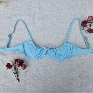 Light Blue Bikini Top NWOT